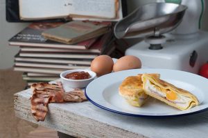 Classic Kiwi Bacon and egg pie