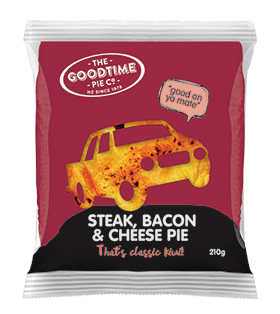 Goodtime Classic Steak Bacon and Cheese Pie
