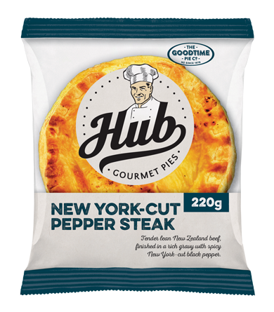 Hub New York Pepper Steak Pie