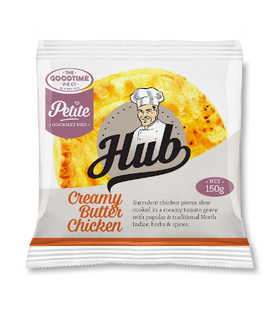 Hub Petite Creamy Butter Chicken Gourmet Pie